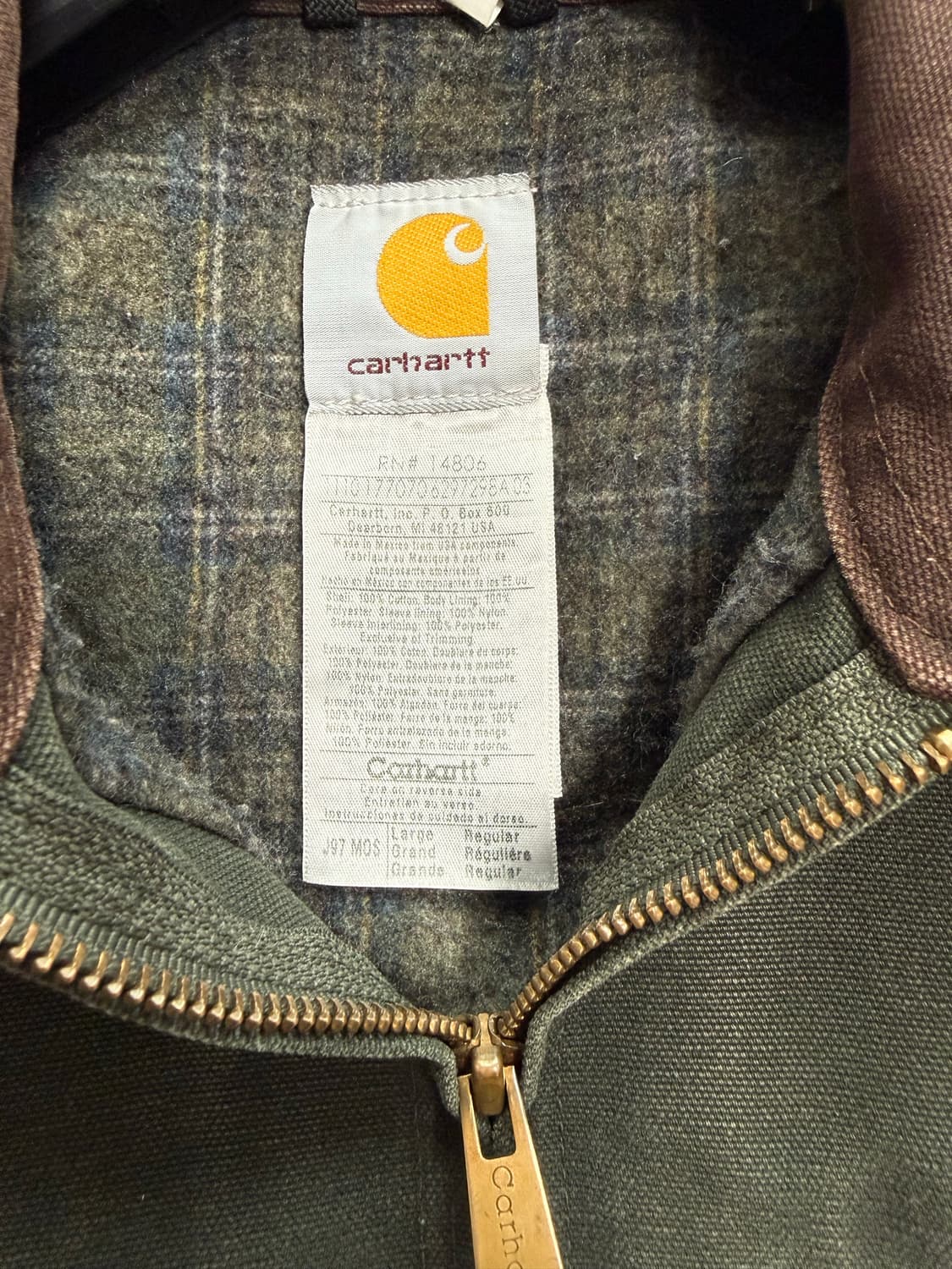 (L)칼하트 디트로이트 자켓 j97 mos 상품이미지3