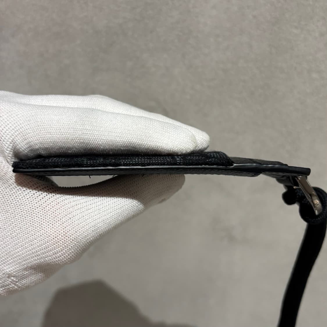 A+ OS사이즈 디올 오블리크 목걸이 카드지갑 블랙 풀구성 상품이미지3