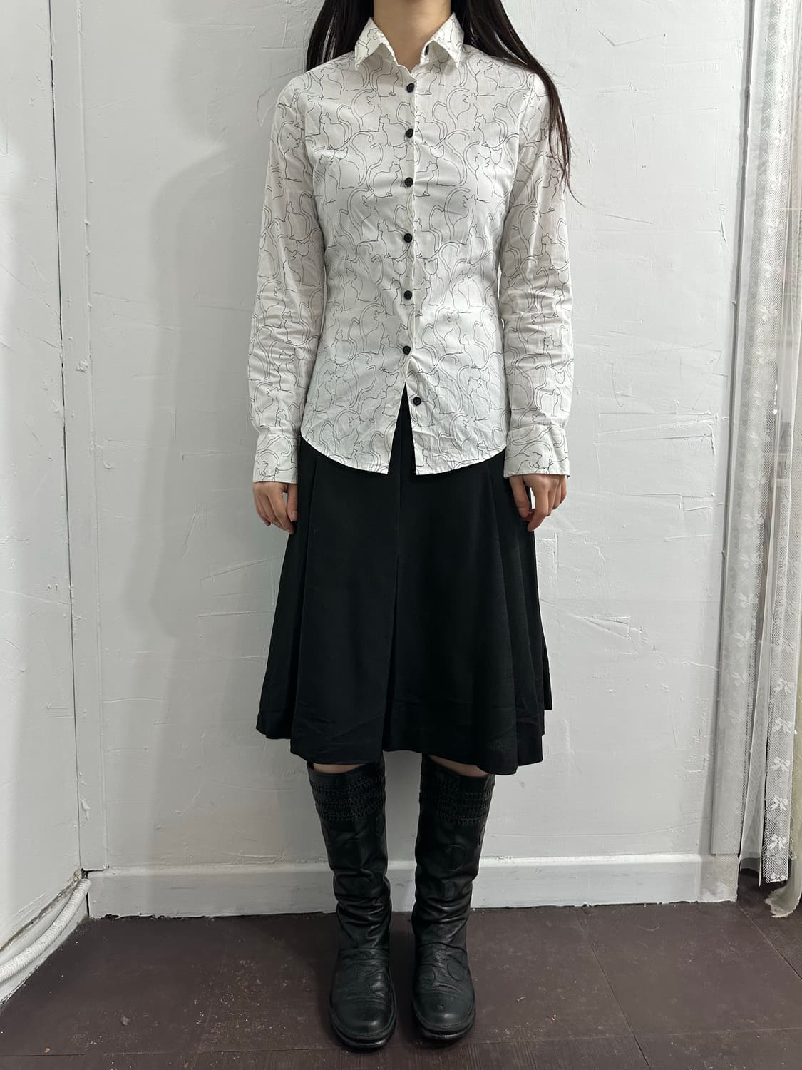 nara camicie cats shirt 상품이미지2