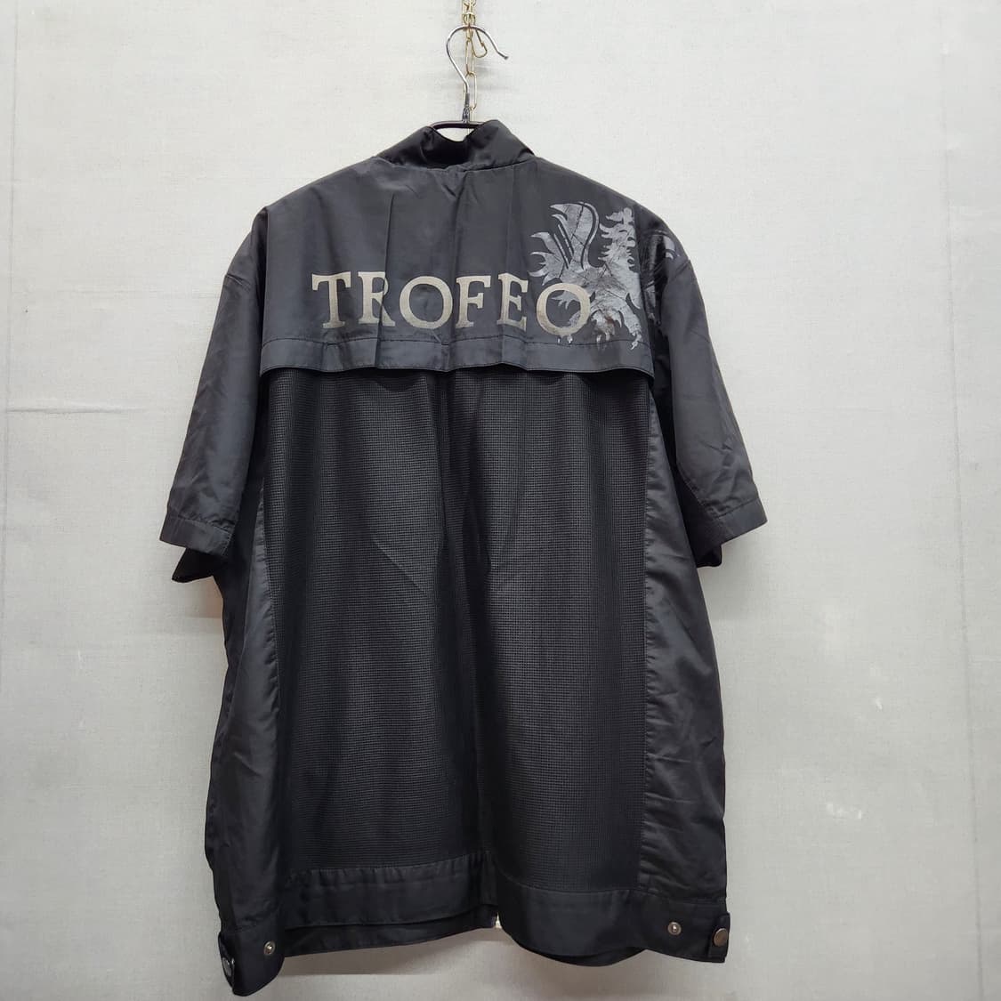 올드스쿨 휠라 로고 웜업 반팔 바람막이 110(XL) 상품이미지5