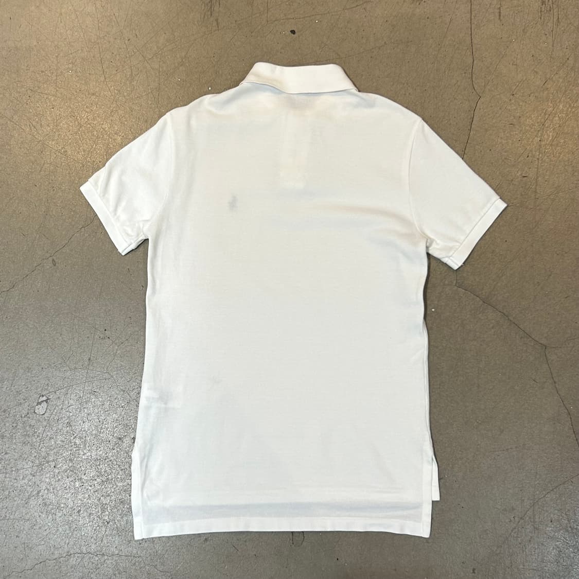 XS 폴로랄프로렌 커스텀핏 화이트 반팔 카라티  상품이미지3