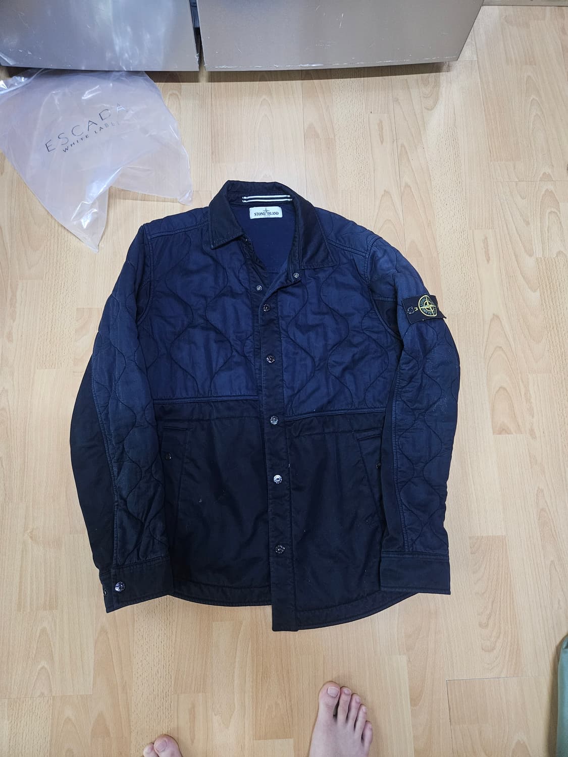 정품 스톤아일랜드 쿼팅 자켓 m사이즈 상품이미지1