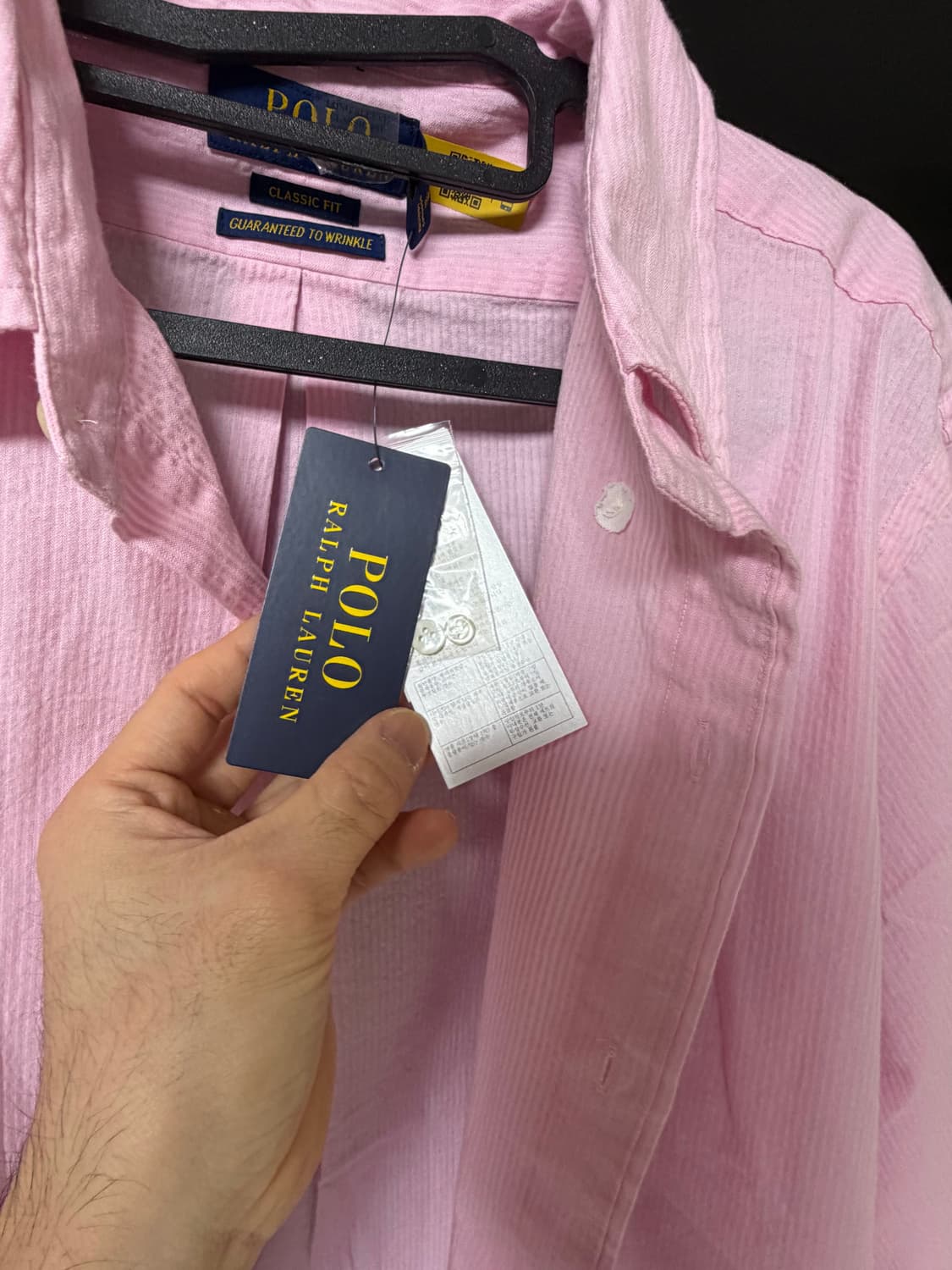 폴로 린넨 셔츠 L 클래식핏 새상품 상품이미지3