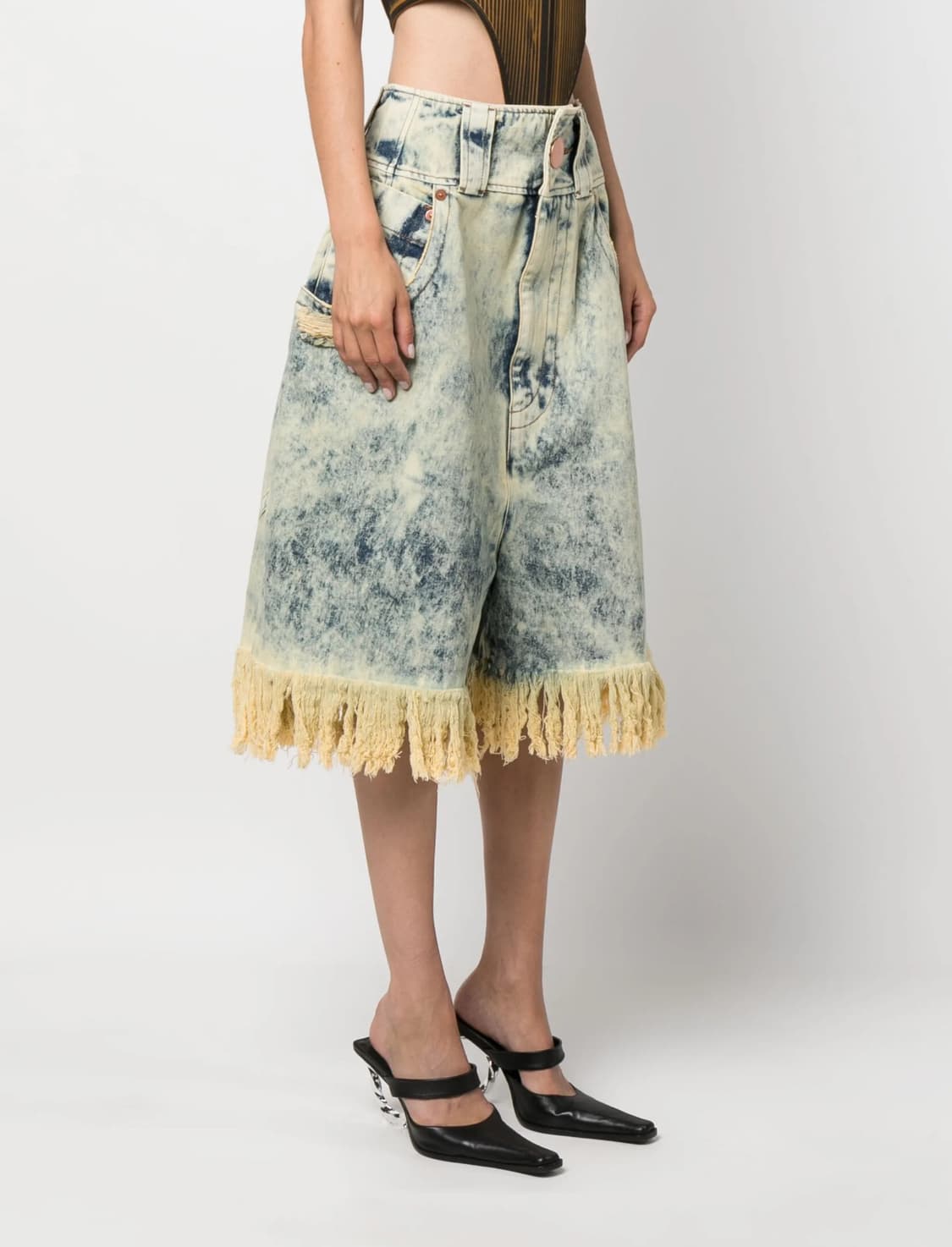 바퀘라 베이비 와이드 데님 쇼츠 상품이미지1