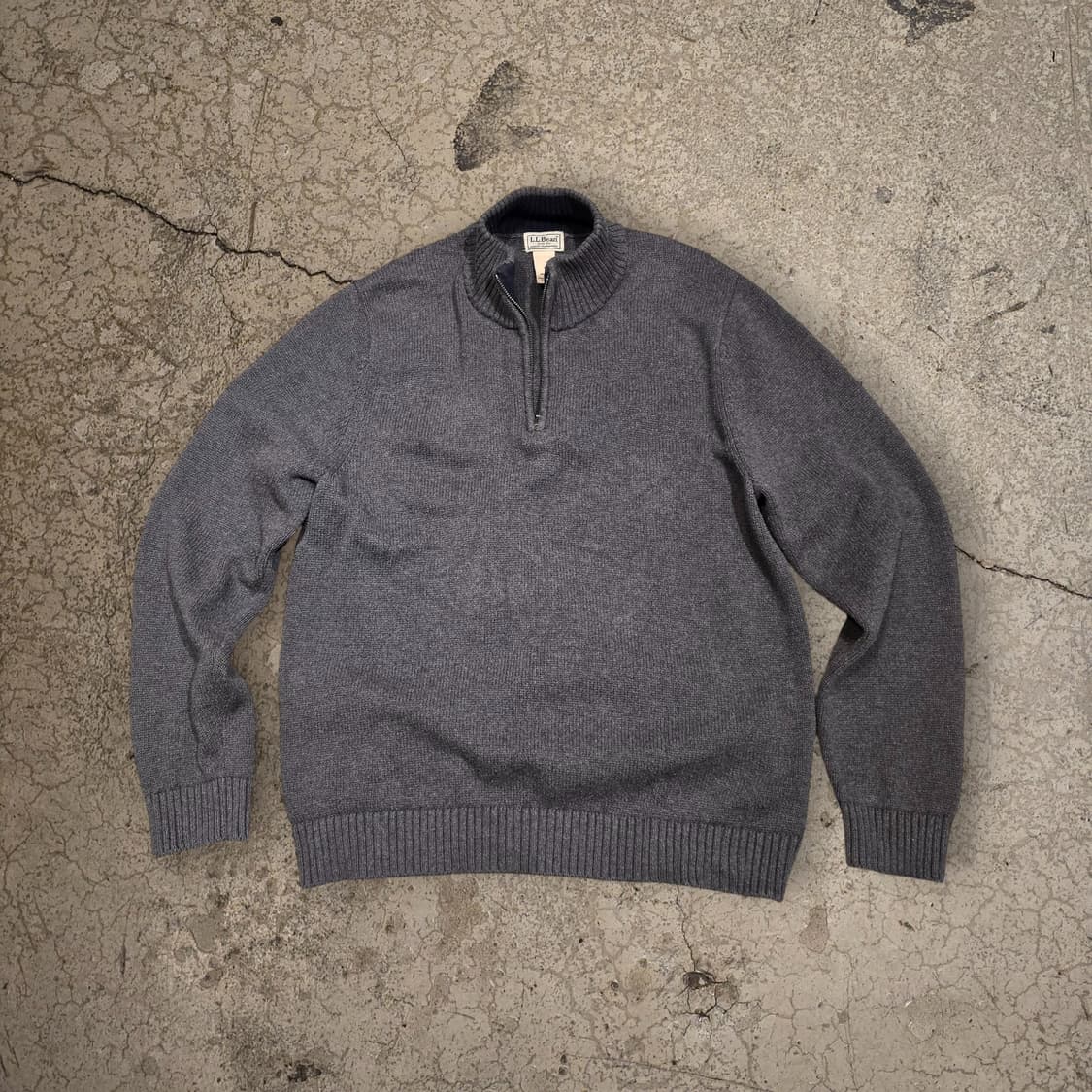 00s L.L.Bean  쿼터집업 스웨터 상품이미지1