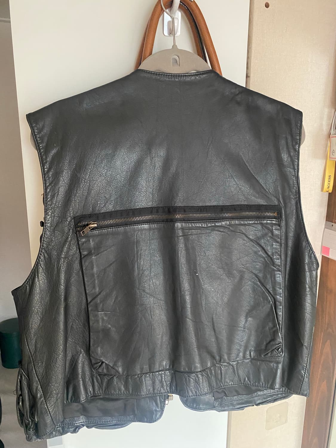 일본빈티지 가죽 조끼  상품이미지3