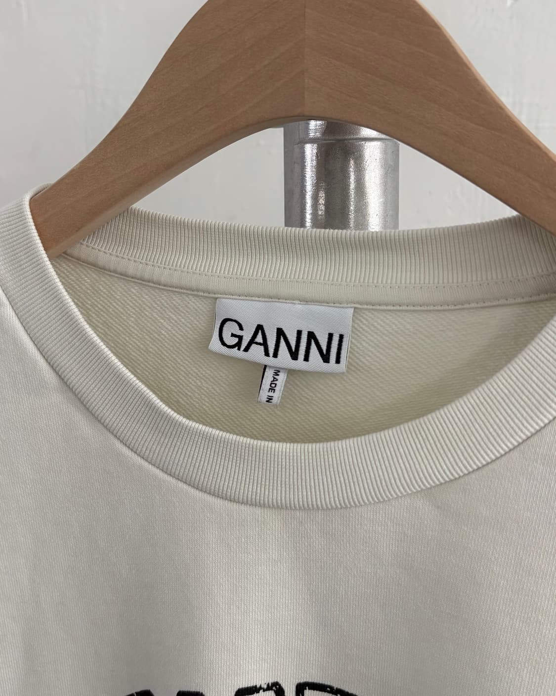 GANNI 가니 로고 맨투맨 상품이미지3