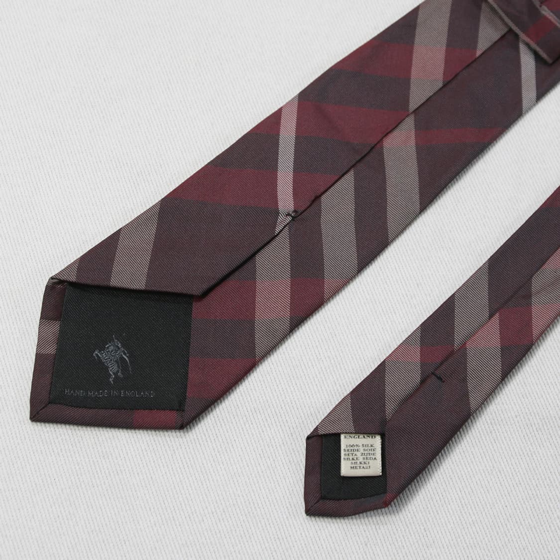 버버리 체크 넥타이 상품이미지7