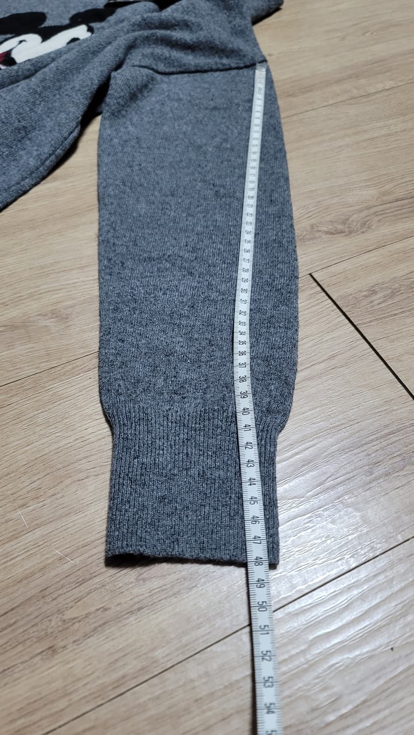 디즈니 미키마우스 캐릭터 롱니트 회색 상품이미지7