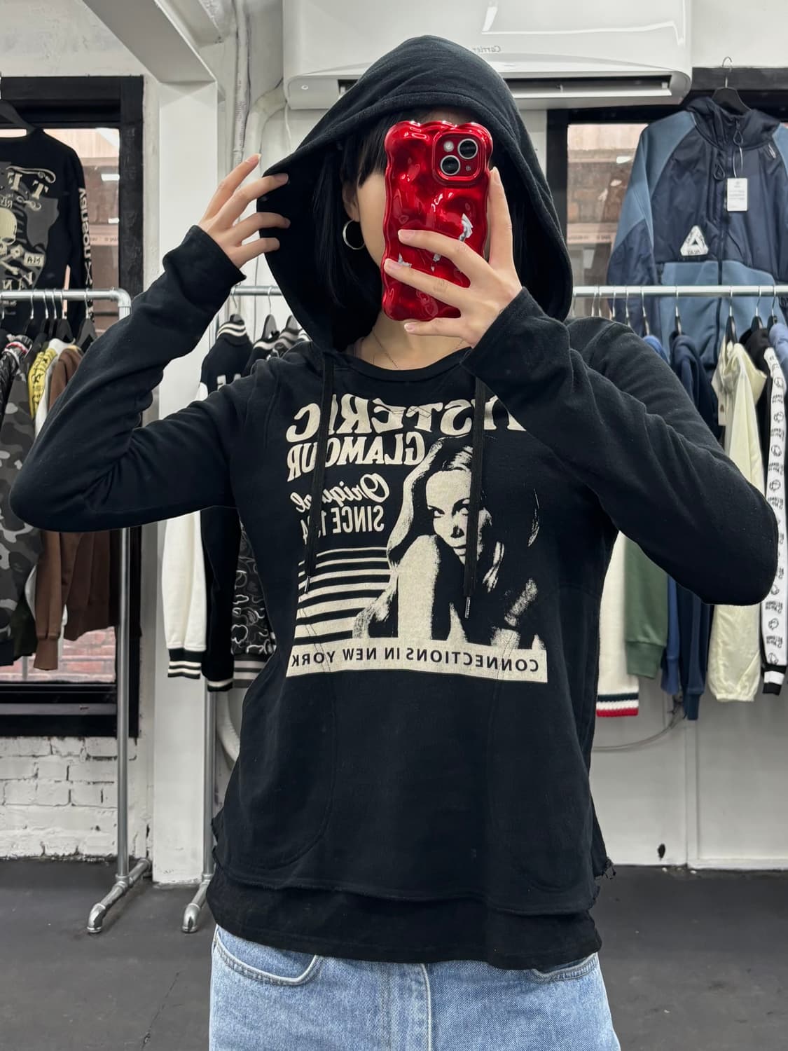 히스테릭 글래머 히스걸 후드티 상품이미지3