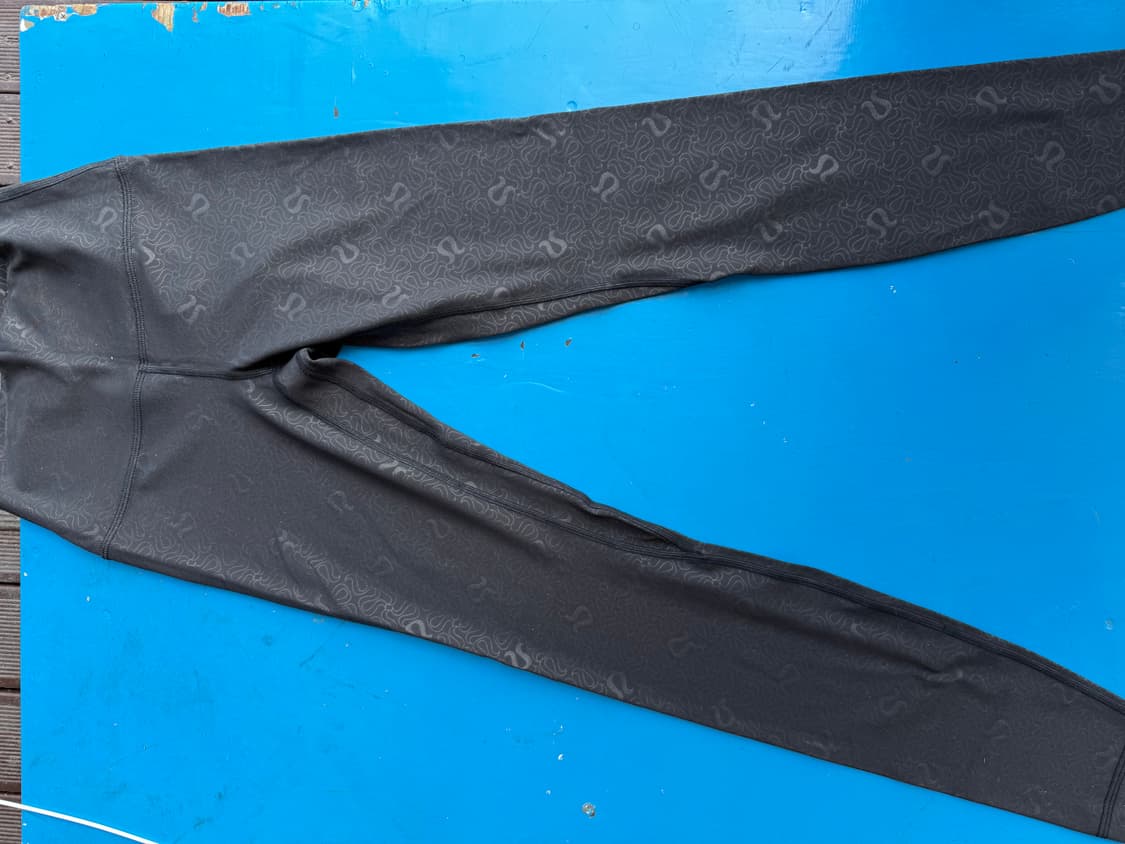 룰루레몬 패턴 레깅스 블랙  상품이미지1