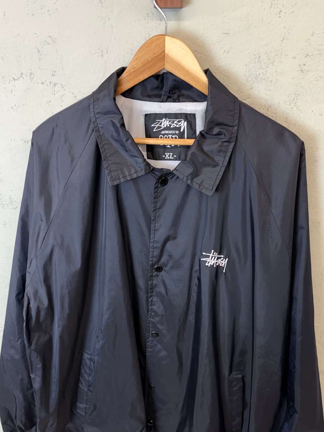 스투시 빈티지 코치자켓 블랙 상품이미지4