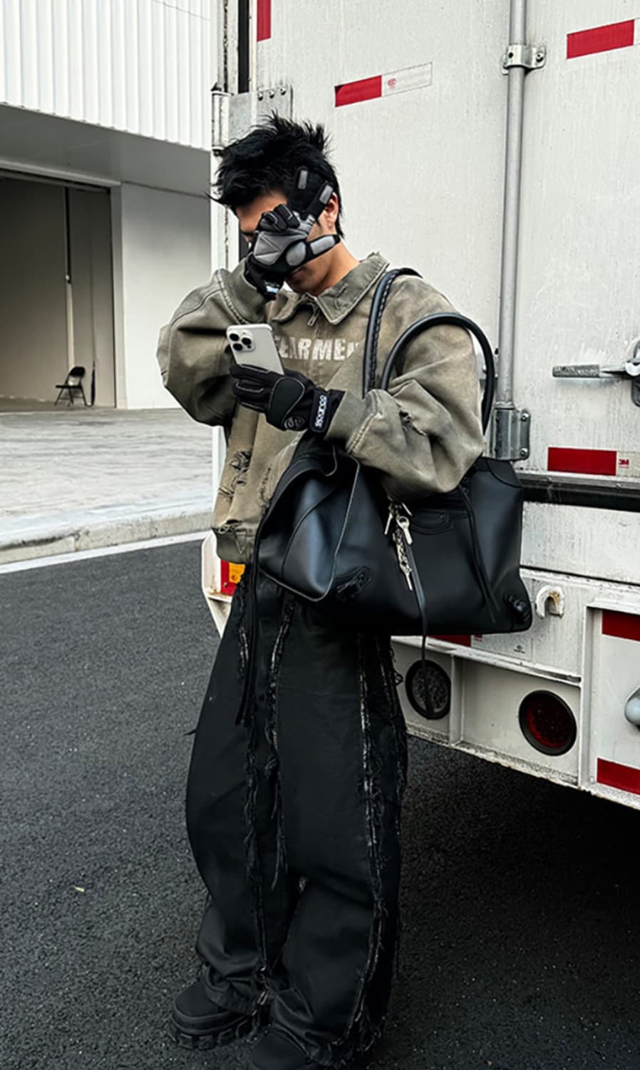 Distressed Baggy Denim Pants  상품이미지4