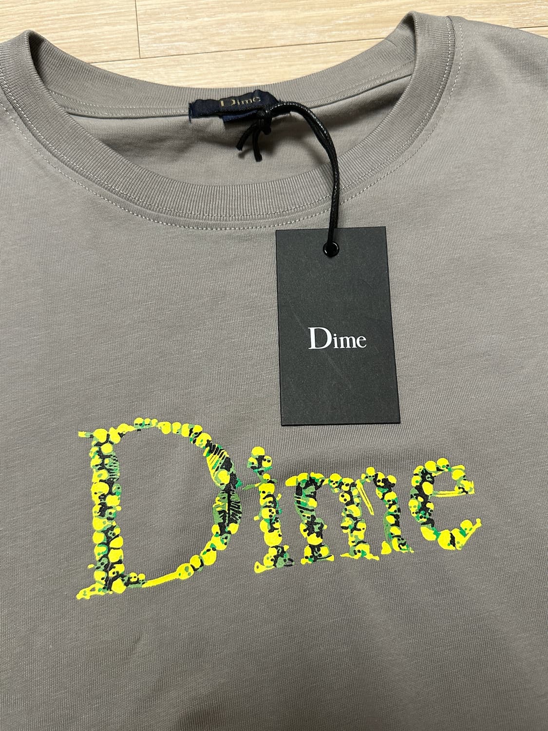 다임 dime classic skull t-shrit charcoal 상품이미지3