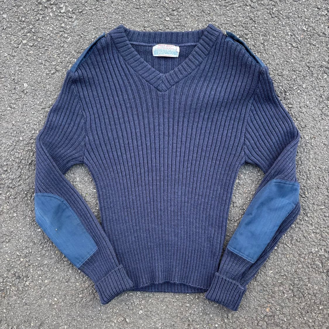 80년대 미공군 아이언 런 울 스웨터 상품이미지1