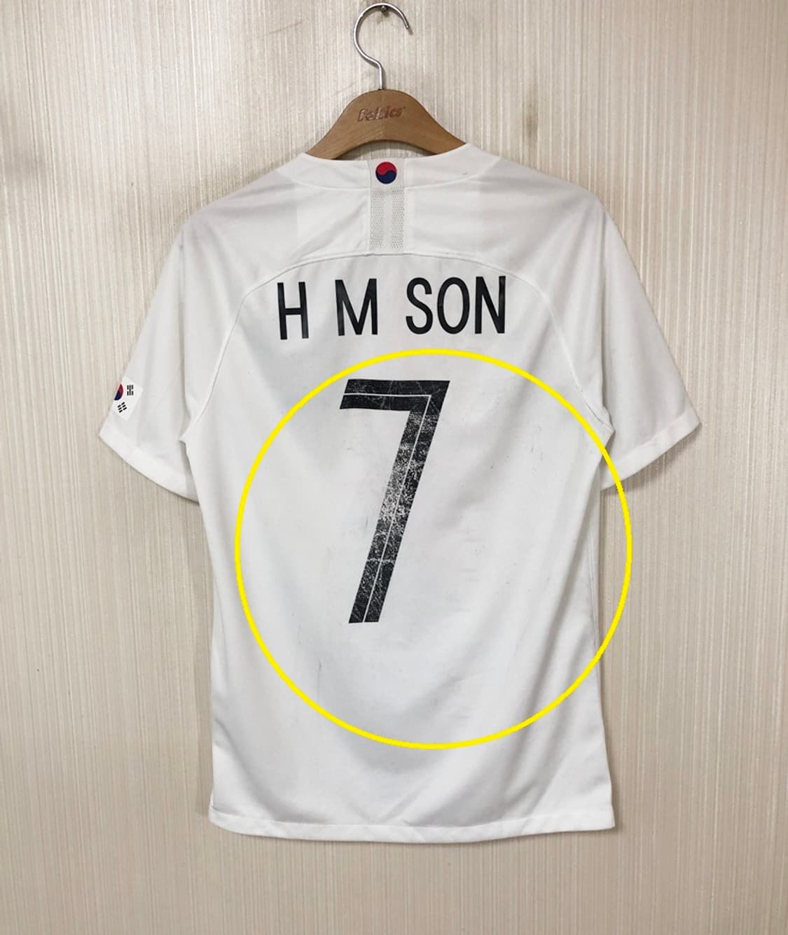 나이키 18-20 대한민국축구국대 어웨이유니폼 S(90) #7 손흥민 상품이미지6