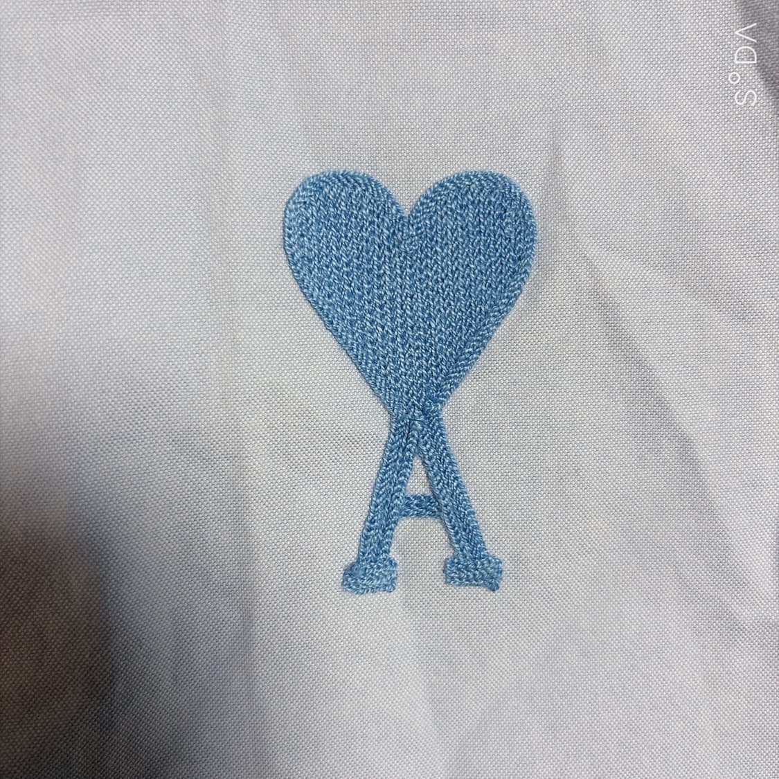 아미 빅로고 셔츠 스카이블루 상품이미지4