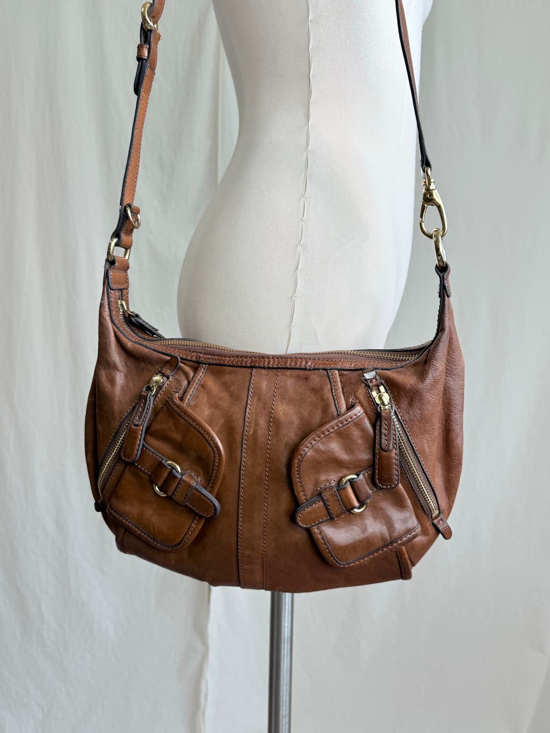 SAZABY 레더 크로스백 상품이미지2