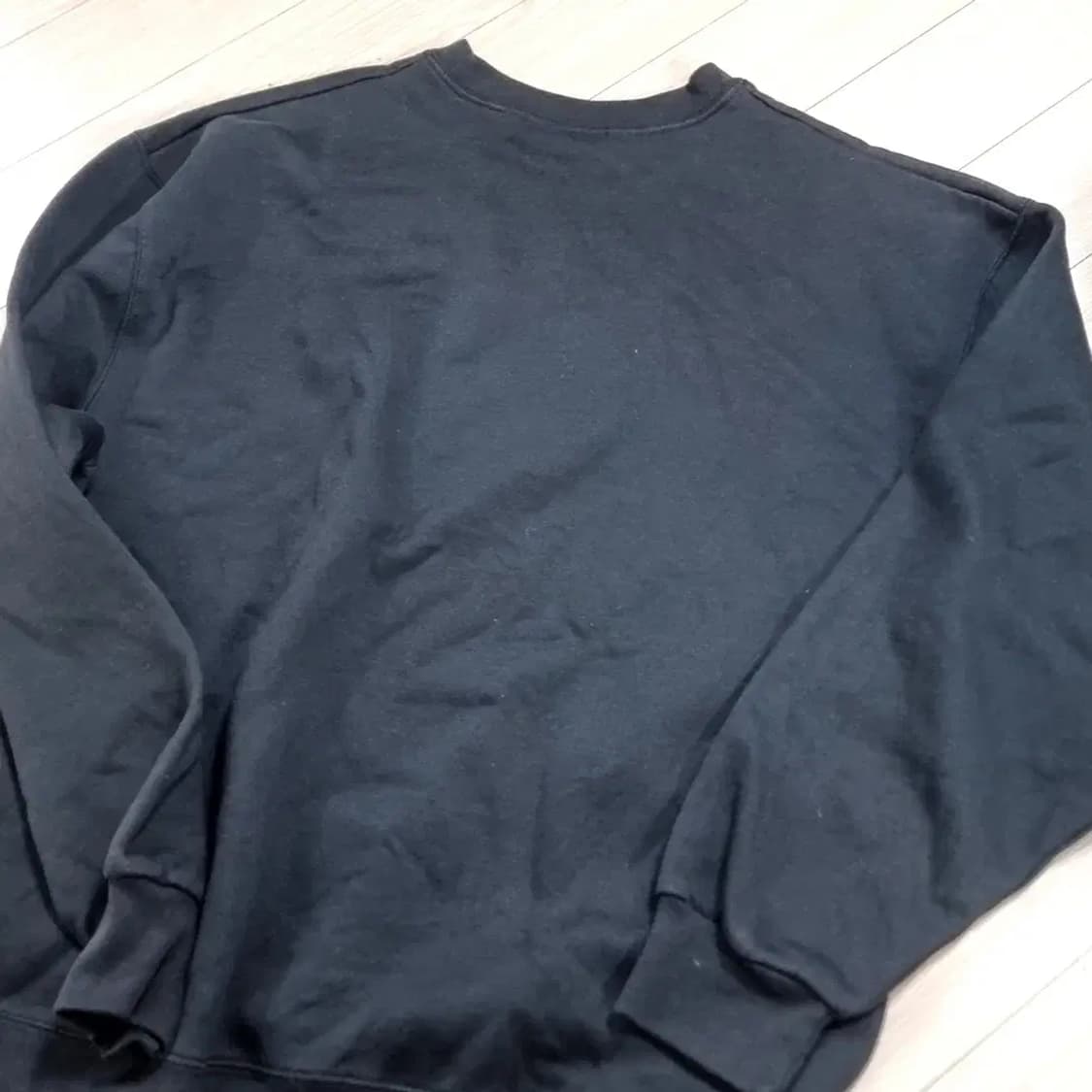 미제 made in USA 나이키 스우시 블랙 맨투맨 티셔츠(100) 상품이미지4