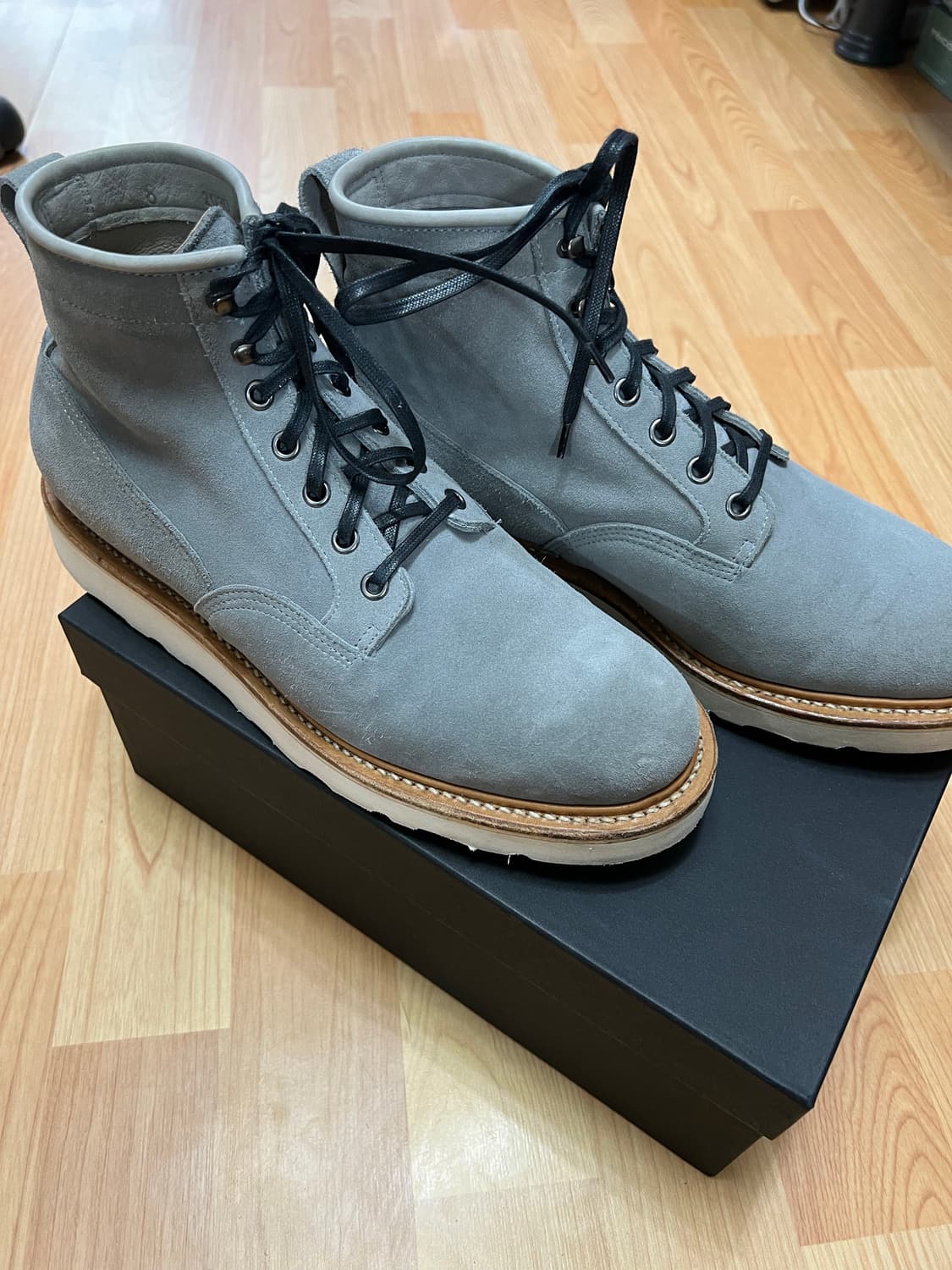 바이버그 스카우트 부츠 그레이 스웨이드 8사이즈  알든 상품이미지4