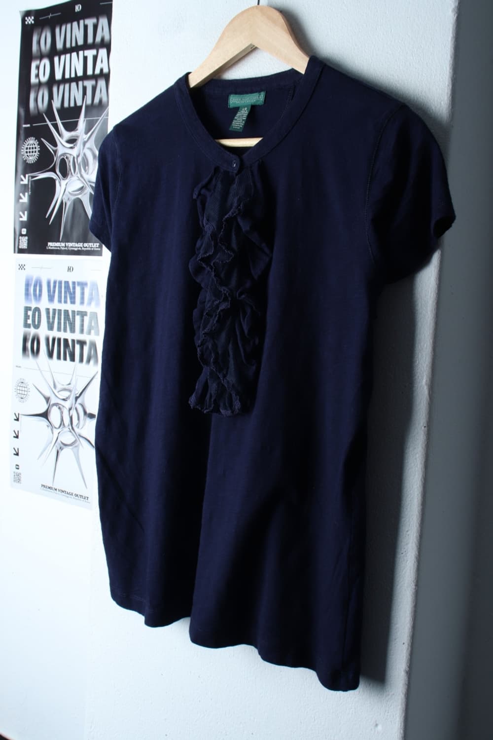 W(L-XL) 폴로 랄프로렌 반팔 티셔츠 레이스 네이비 유니크-7B34 상품이미지1