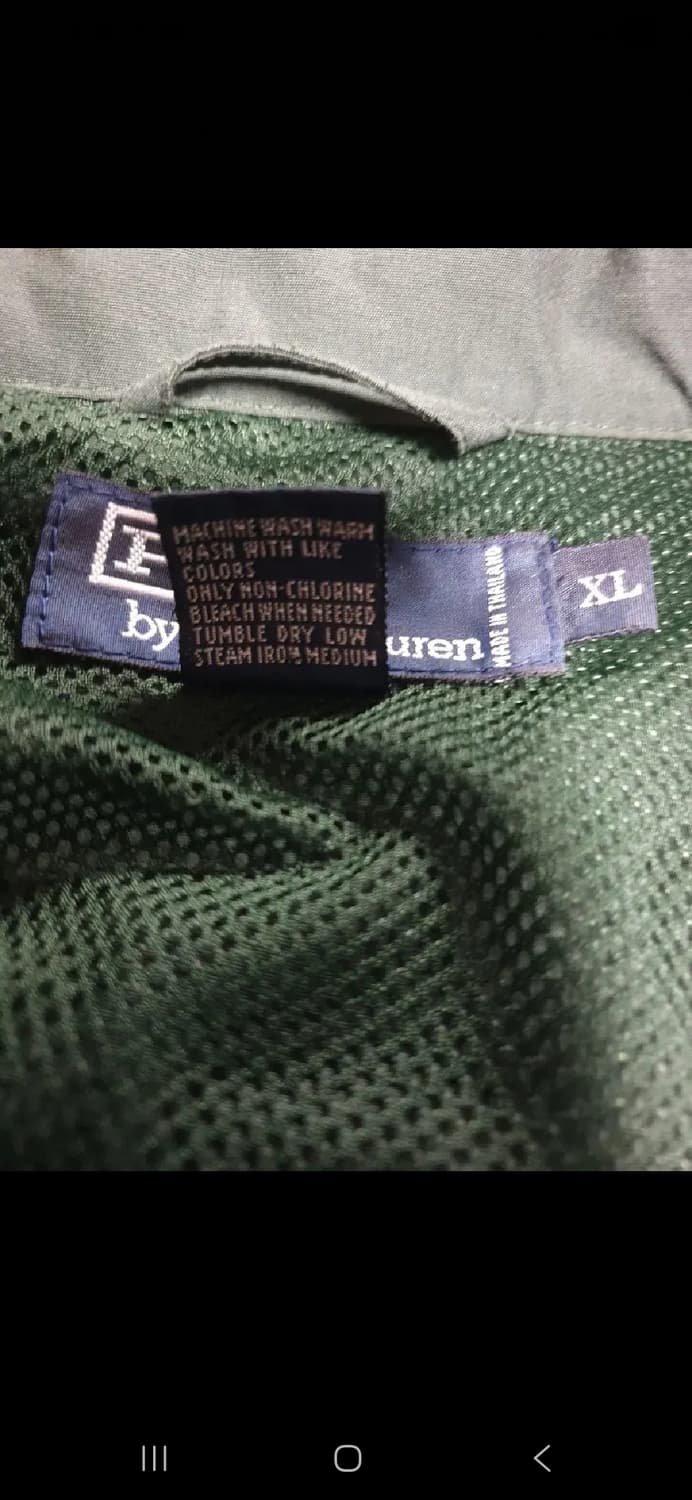 폴로랄프로렌 그린 바라쿠타 남성자켓. 싸이즈 110 상품이미지9