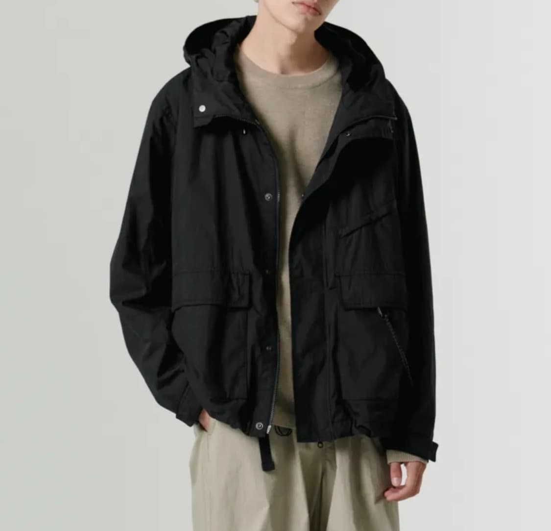 (새상품) 시티 레저 CN 후디드 윈드브레이커 재킷 [블랙] XL 상품이미지1