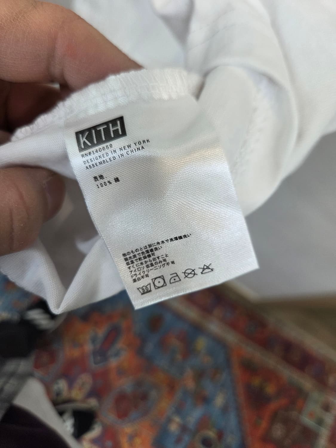 Kith 플라워 버드 프린팅 반팔 L 상품이미지5