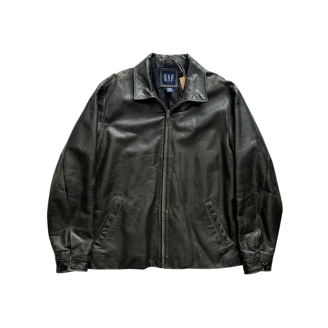 [105] 올드갭 레더 자켓 상품이미지1