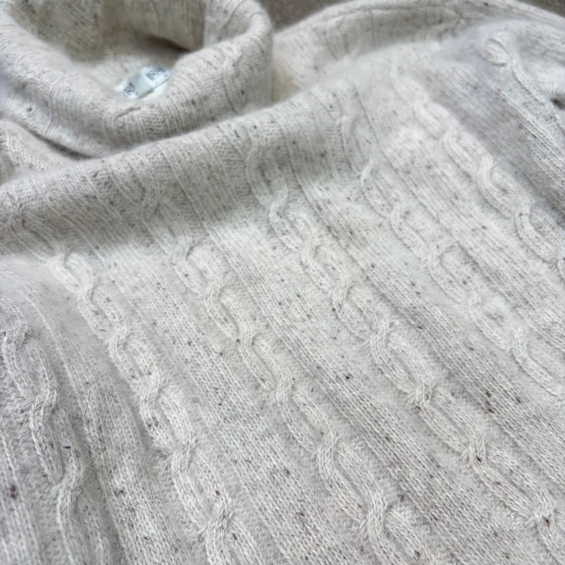 CERRUTI 1881 세루티 앙고라 울 케이블 터틀넥 니트  상품이미지3