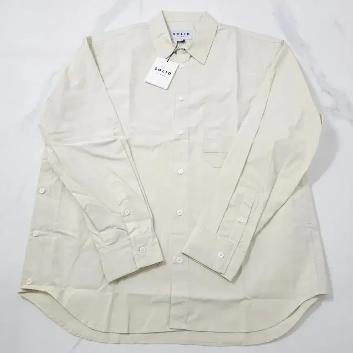 솔리드옴므 오버핏 셔츠 110 상품이미지7