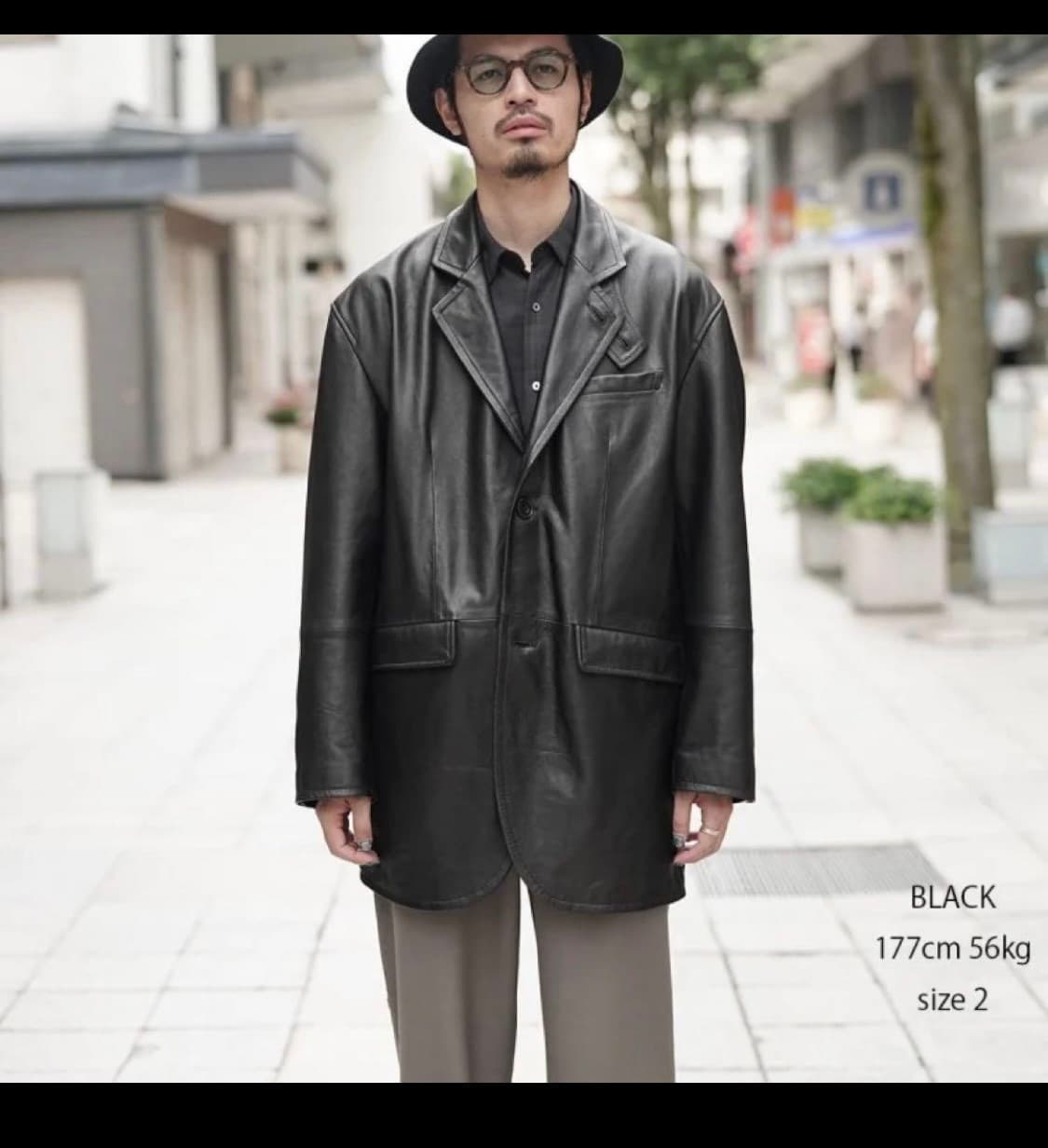 2사이즈)CCU 카우레더 카코트 상품이미지1