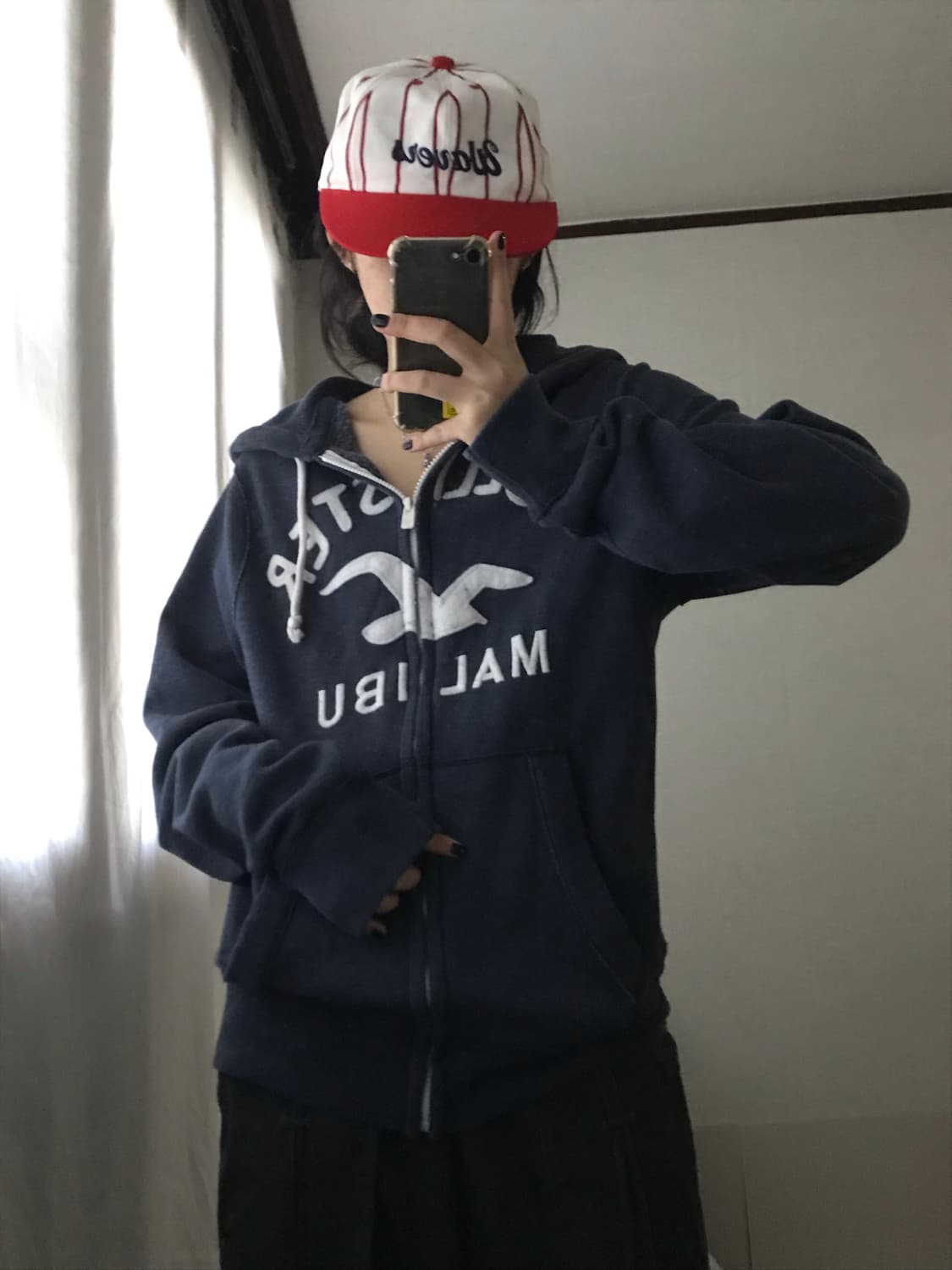 홀리스터 네이비 후드집업 상품이미지4