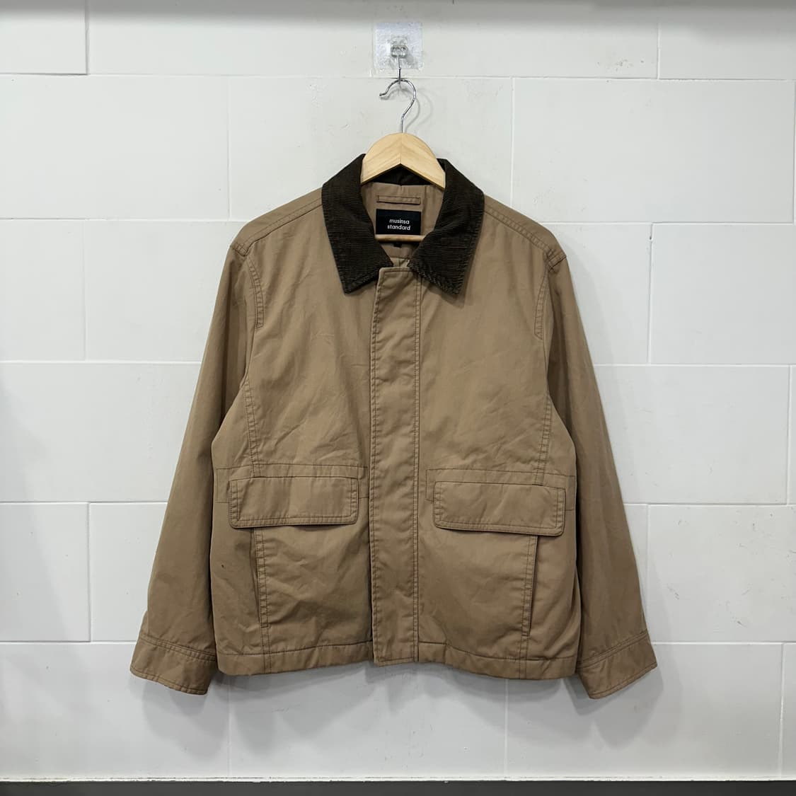 무신사스탠다드 왁스드 헌팅자켓 상품이미지1