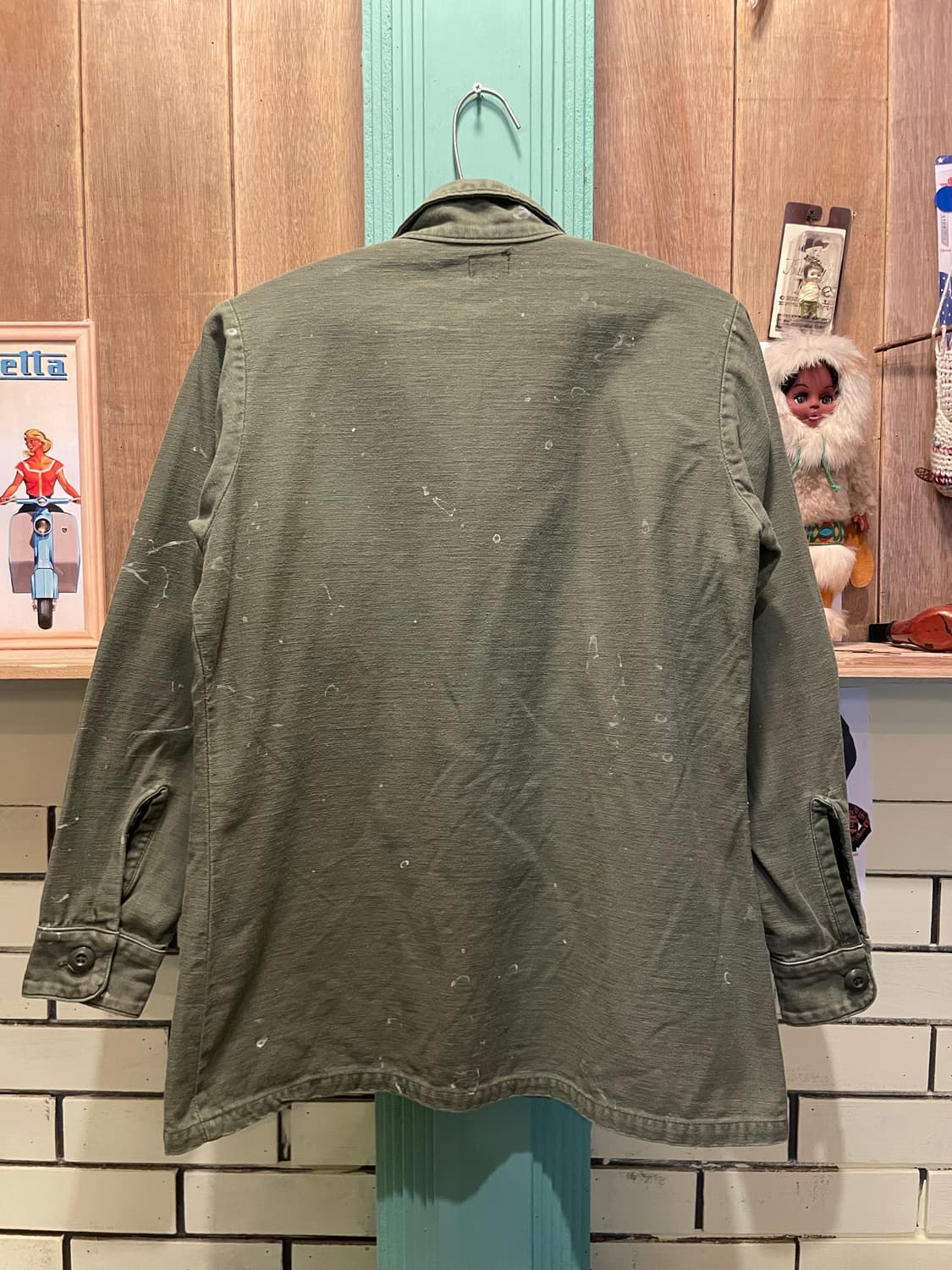 70s US NAVY OG-107 Utility Shirt 상품이미지9