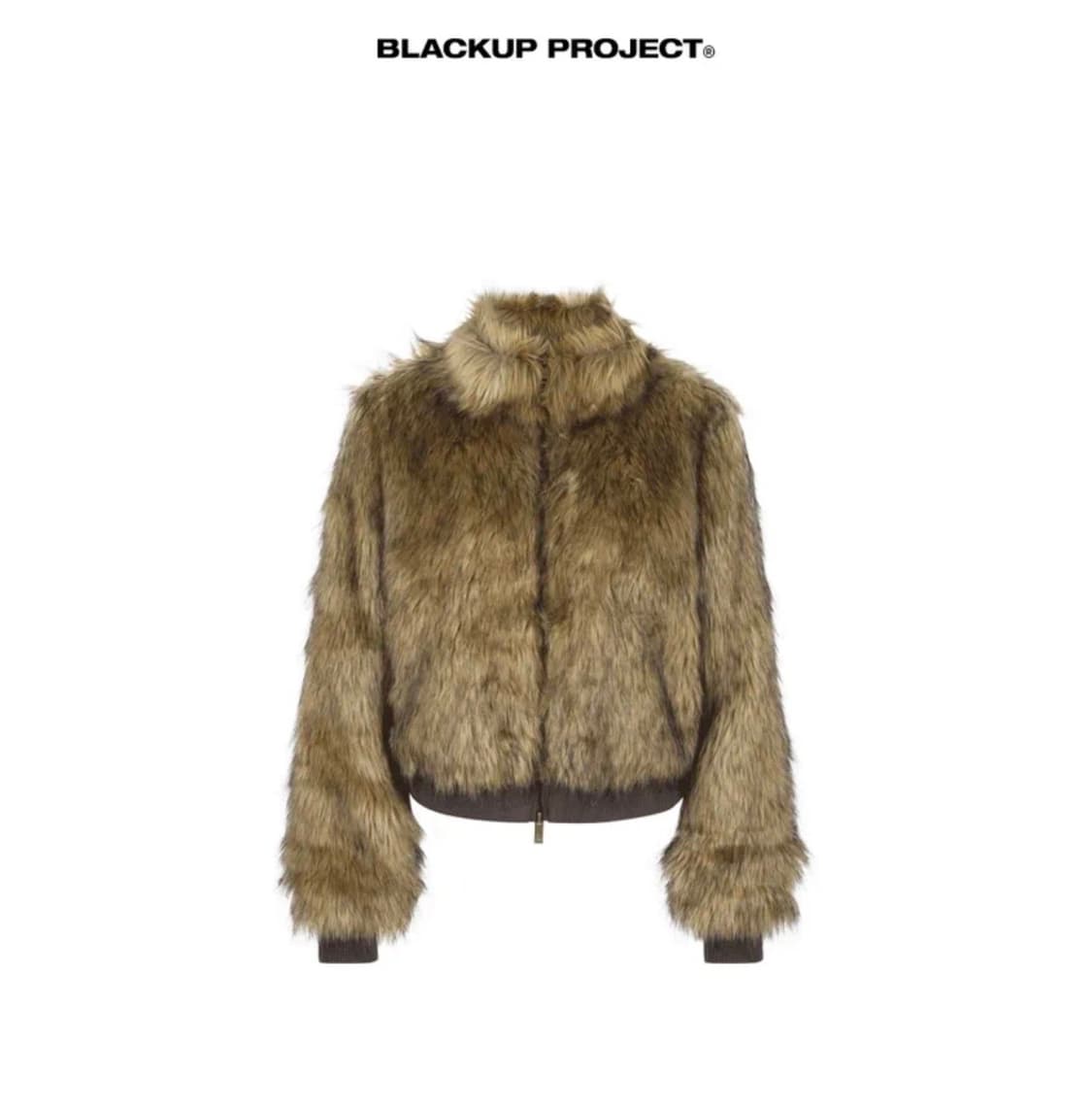 블랙업 퍼자켓 베이지 새상품 상품이미지1