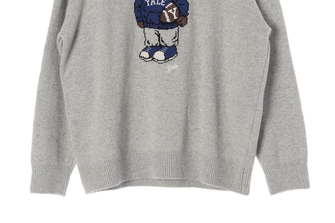 예일 불독 그레이 니트 XL 상품이미지4