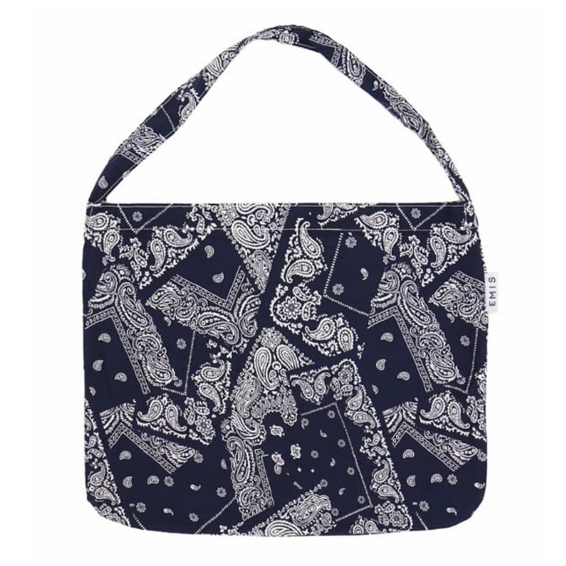 이미스 에코백 페이즐리 네이비 상품이미지1