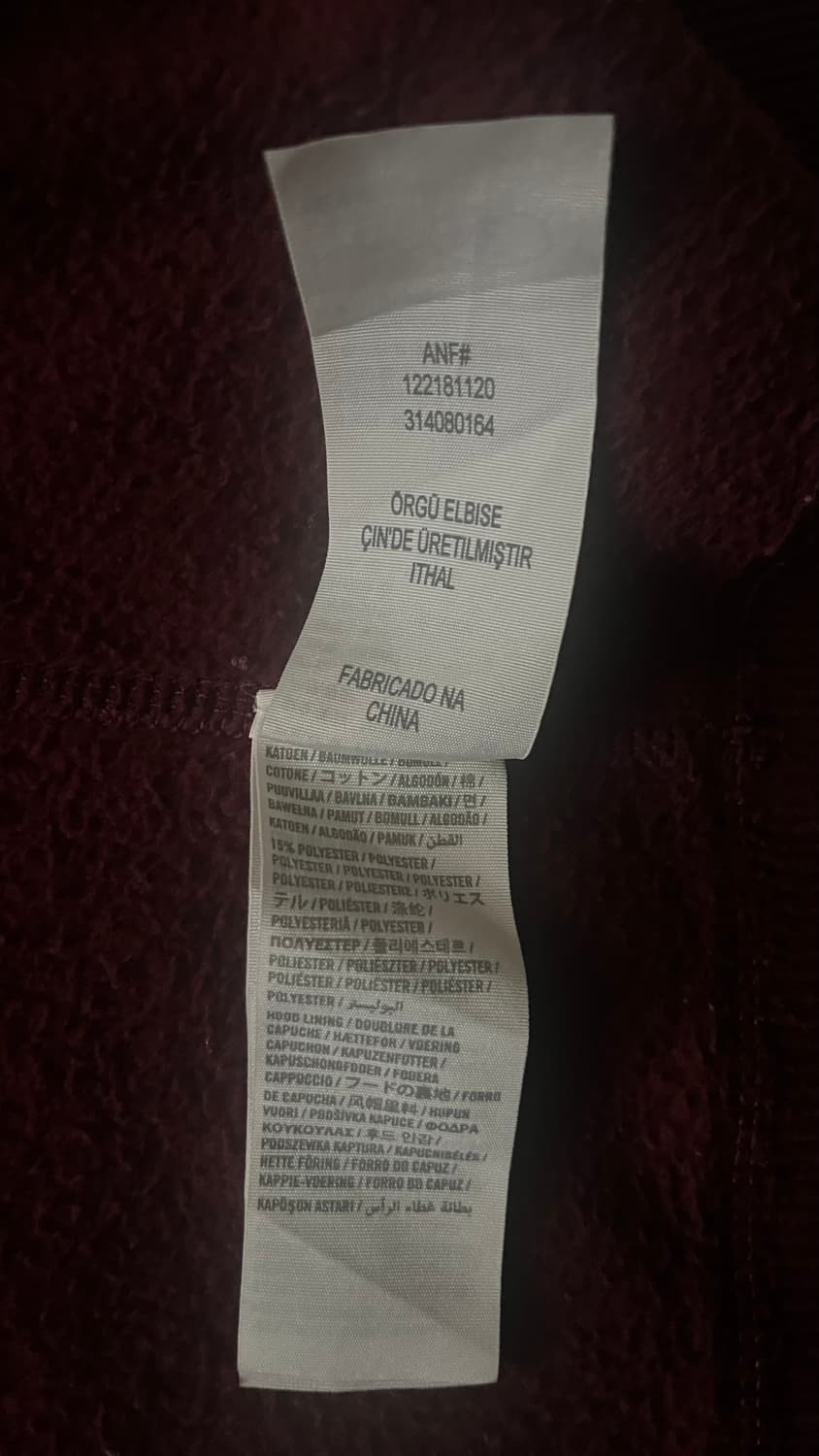 아베크롬비 후드집업  상품이미지5