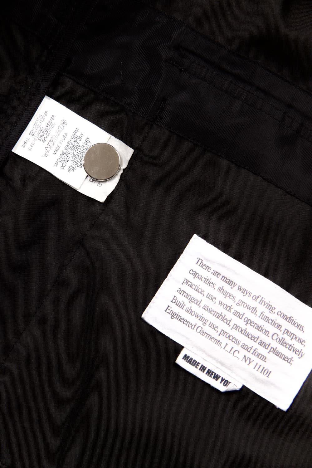 ENGINEERED GARMETS 로이터 자켓 블랙 상품이미지4