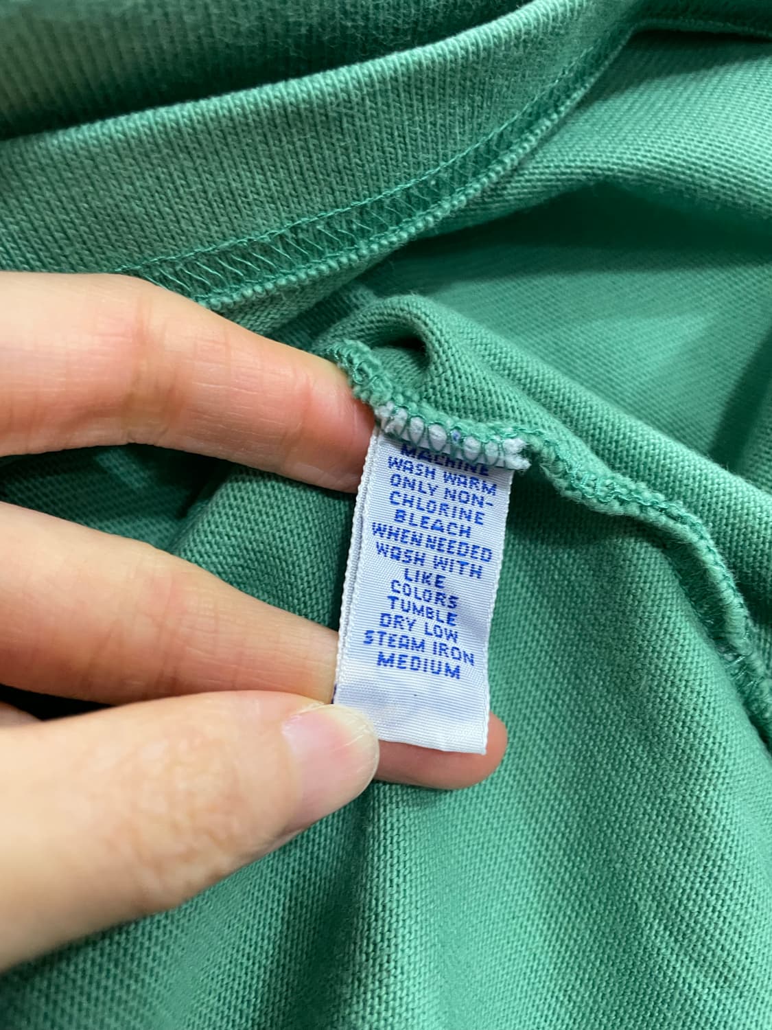 90s 폴로 랄프로렌 럭비티 민트 상품이미지9