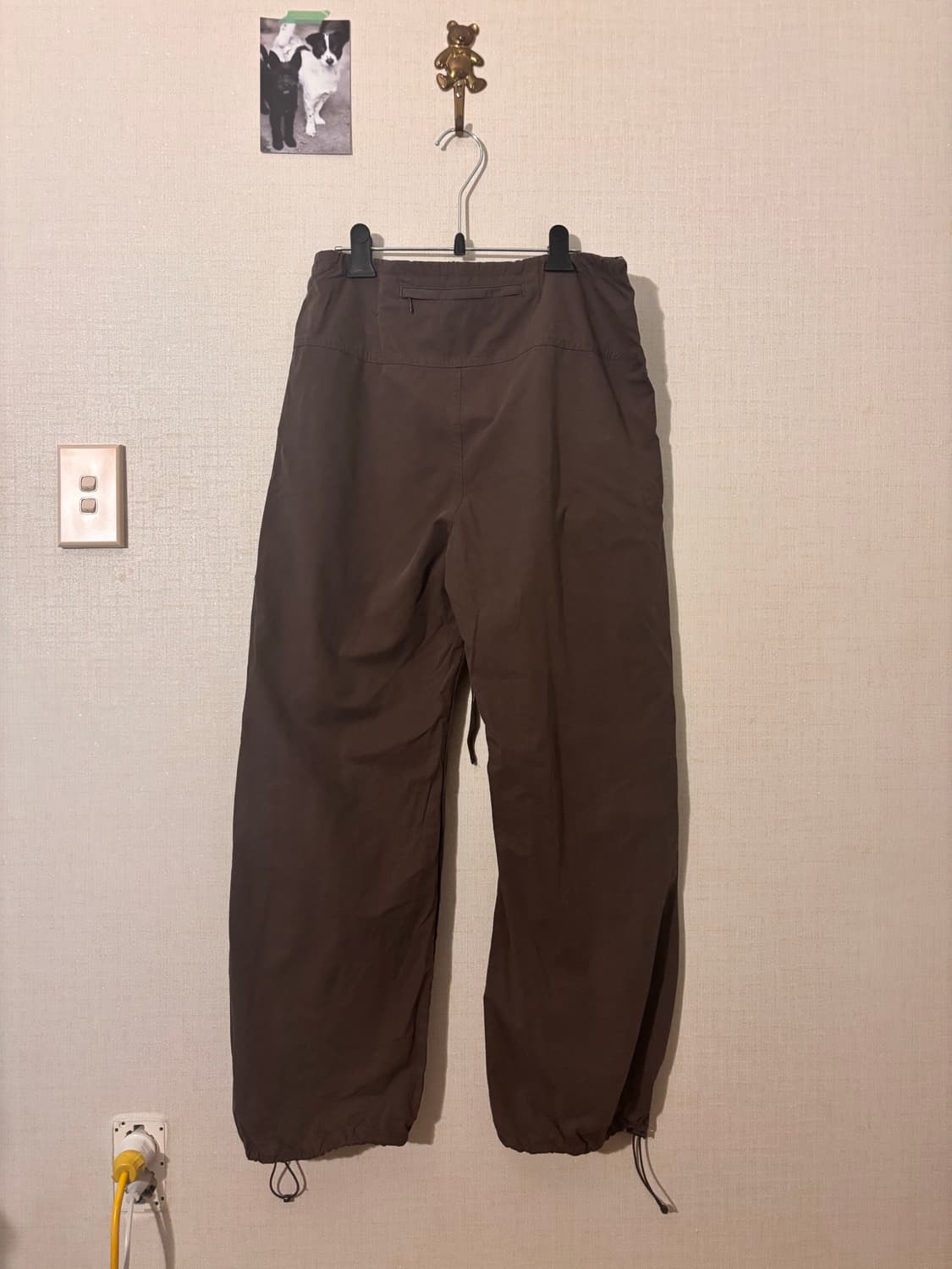 Partimento drawstring pants brown 상품이미지5