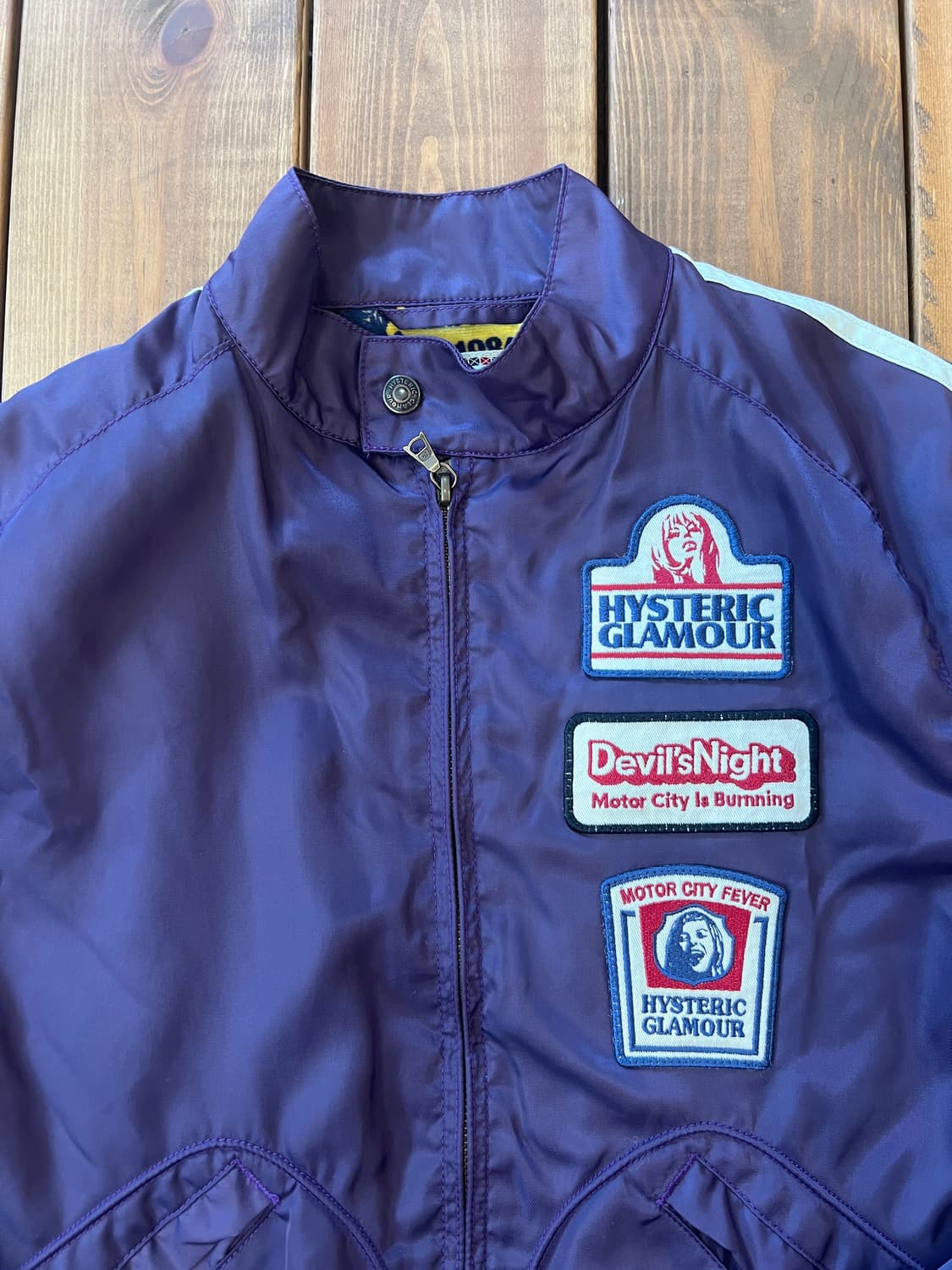 히스테릭글래머 히스걸 패치 퍼플 바람막이 상품이미지8