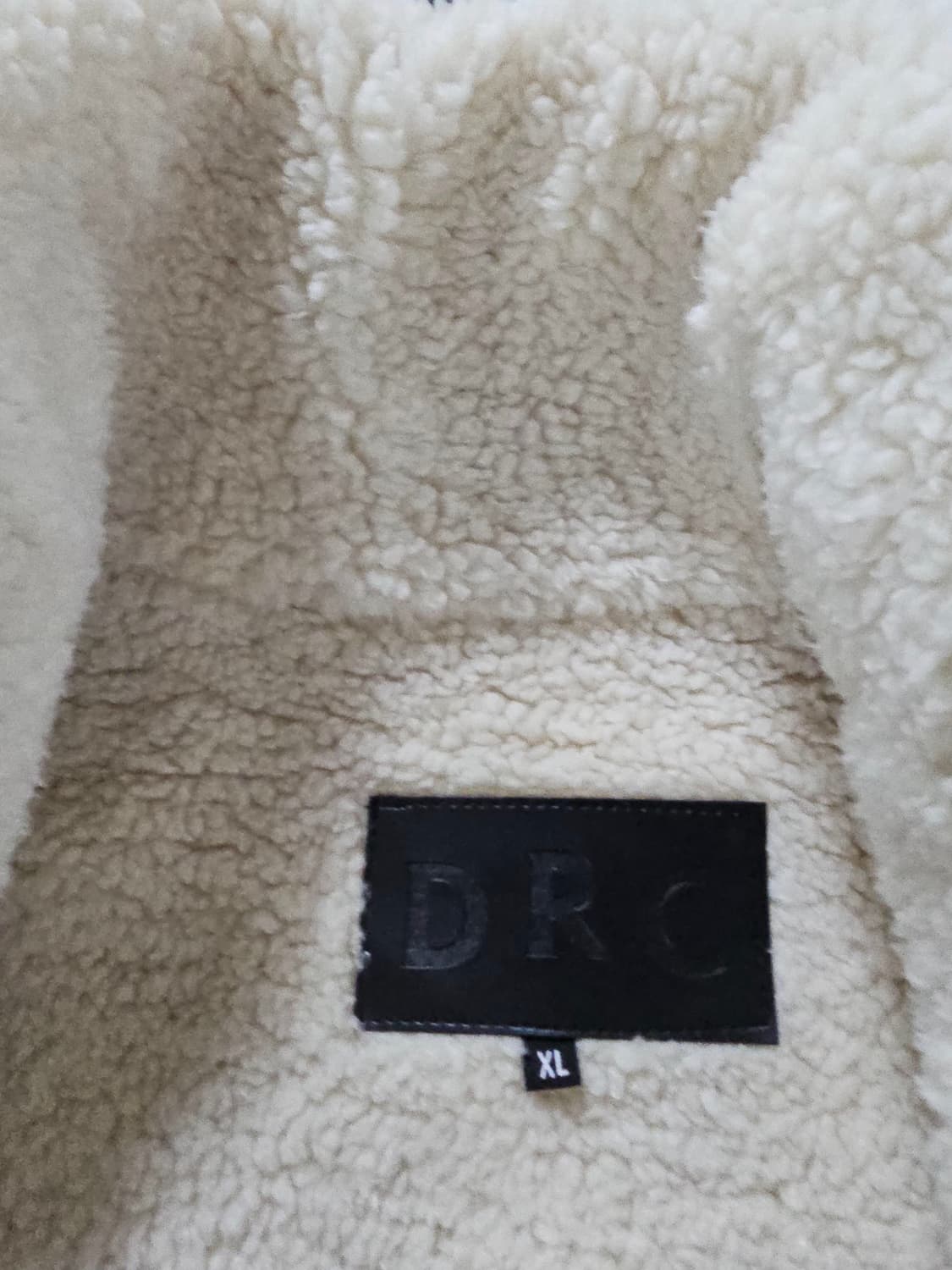 아이보리 두툼 후리스 집업 XL 상품이미지3