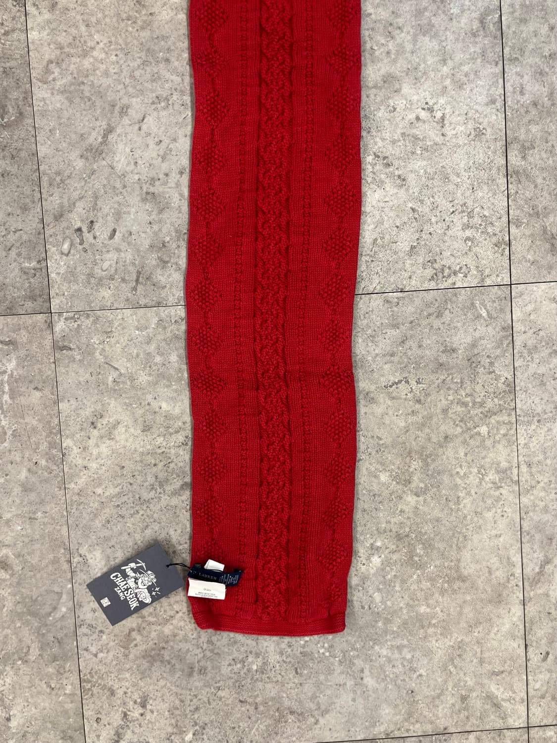 폴로 랄프로렌 머플러 레드 #csz3035 상품이미지6