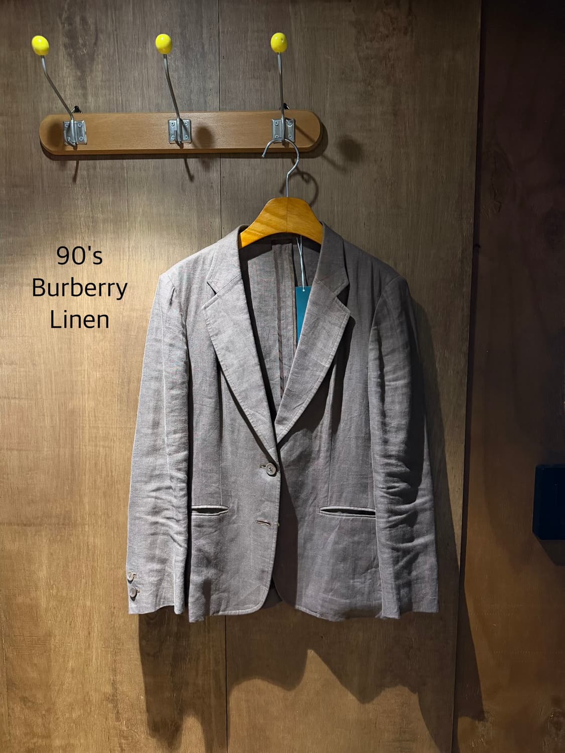 90‘s Burberry 버버리 Linen jacket  상품이미지1