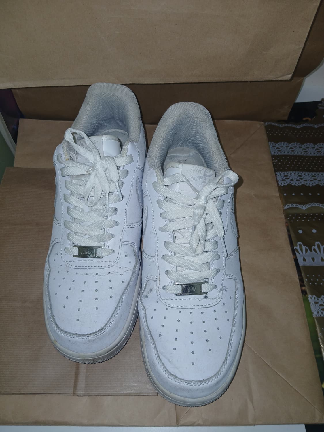 나이키 에어포스 1 흰색 판매 합니다. 상품이미지2