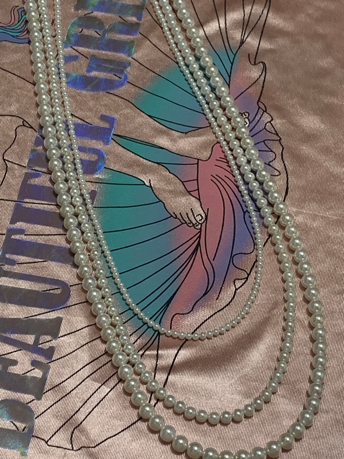 주문제작) 3피스 레이어드 진주 목걸이 상품이미지5