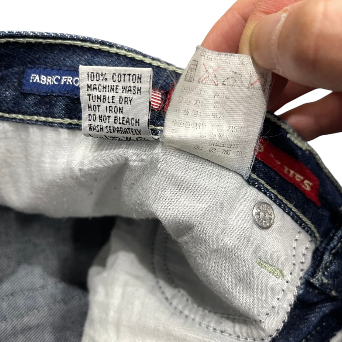 90s 지오다노 블루스 스트레이트 데님팬츠 상품이미지6