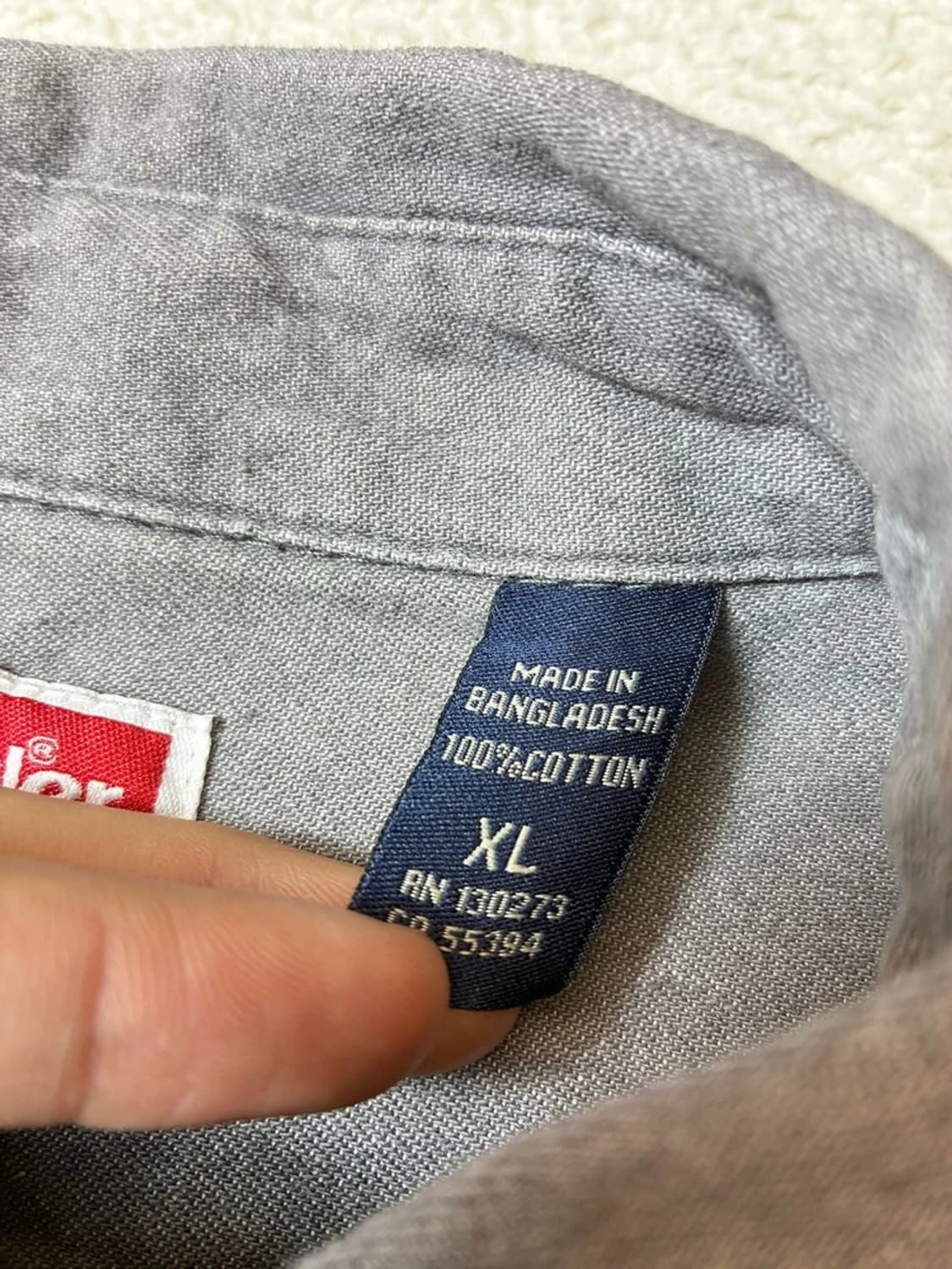 랭글러 00's 투포켓 워크셔츠 PN7796 상품이미지7